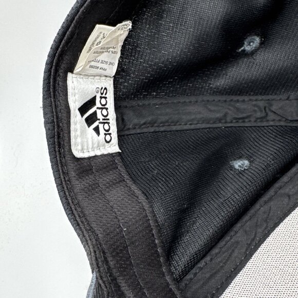 ADIDAS Hat Cap  Black Gray Baseball Cap Hat Adjustable - Picture 5 of 5